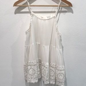 Anthropologie White tank